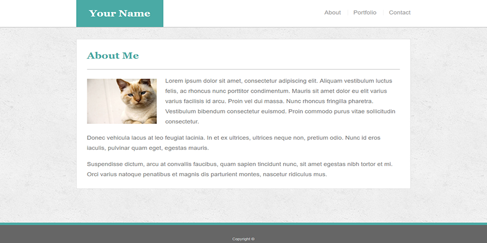 portfolio-sample-aboutme